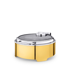 Glass Lid Round Chafing Dish WL‑591.010.130/H, Color: Gold, Centimetres: 48 x 42.5 x 20.5
