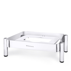 Chafer Stand Rectangular WL‑559939/A (OLD: 559939), Color: Silver, Centimetres: 66 x 44 x 20