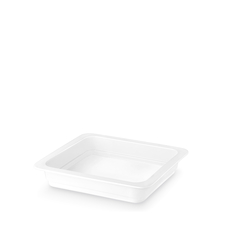 Rectangular Gastronorm Pan 2/3 WL‑901.880.833/H (OLD: 997202), Color: White, Centimetres: 35.5 x 33 x 6.5