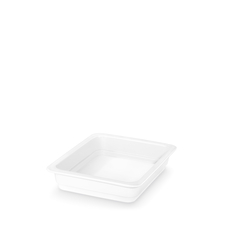 Rectangular Gastronorm Pan 1/2 WL‑901.880.843/H (OLD: 997203), Color: White, Centimetres: 33 x 27 x 6.5