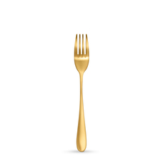 Dinner/Table Fork WL‑999.103.521/H, Color: Gold, Polish: Matt, Centimetres: 20