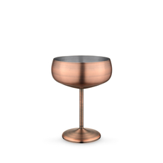 Coupe Cocktail Glass WL‑522.720.129/1A, Color: Antique Copper Matt, Mililiters: 420