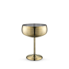Coupe Cocktail Glass WL‑522.720.154/1A, Color: Antique Brass, Mililiters: 420