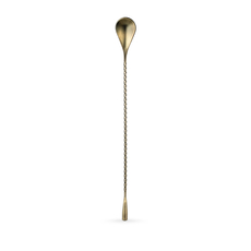 Bar Spoon on Blister Pack WL‑525.010.154/1B, Color: Antique Brass, Centimetres: 30