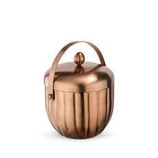 Double Wall Ice Bucket with Lid WL‑527.250.425/A, Color: Bronze Matt, Centimetres: 16 x 16, Mililiters: 1500