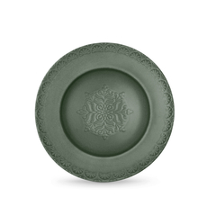 Deep Rim Round Plate WL‑828.067.224/A, Color: Green, Centimetres: 28.5, Mililiters: 550