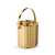 Double Wall Ice Bucket with Lid WL‑527.210.430/A, Color: Gold, Centimetres: 15 x 16, Mililiters: 1800