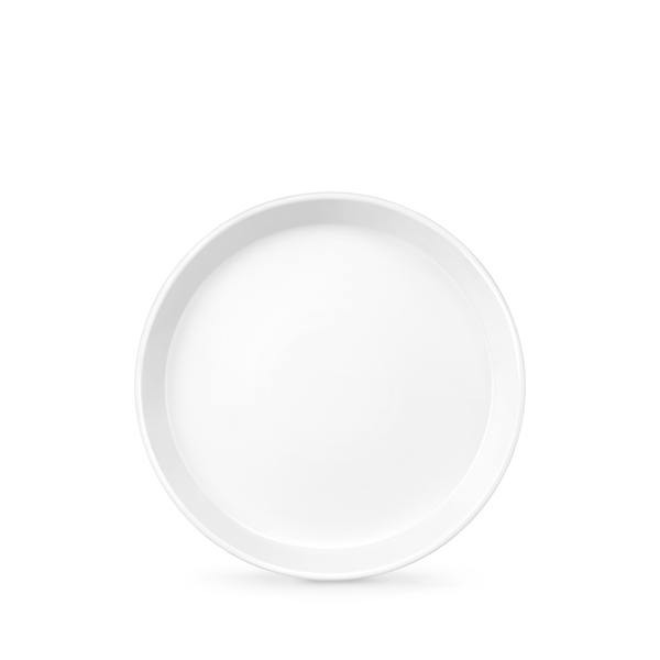 Straight-Sided Deep Plate WL‑901.146.511/A, Color: White, Centimetres: 24 x 4.5, Mililiters: 1100