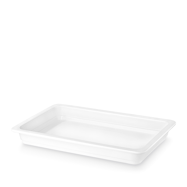 Rectangular Gastronorm Pan 1/1 WL‑901.880.823/A (OLD: 997201), Color: White, Centimetres: 53 x 32 x 6.5