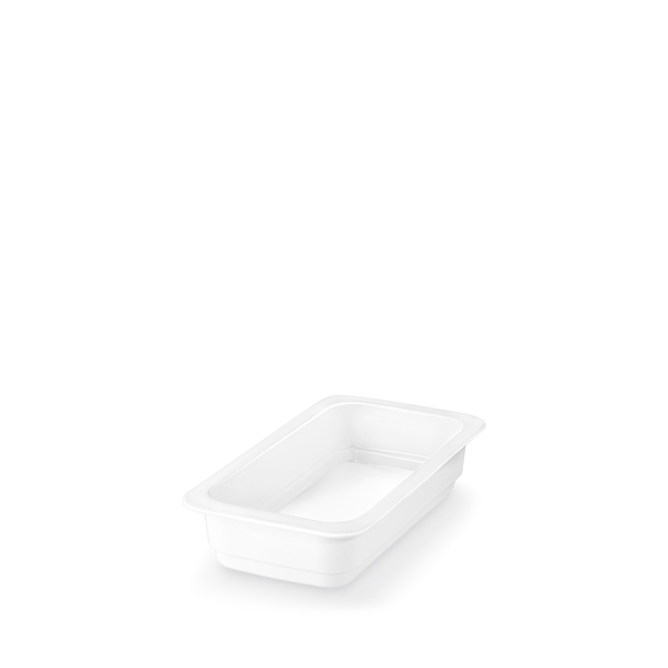 Rectangular Gastronorm Pan 1/3 WL‑901.880.853/A (OLD: 997204), Color: White, Centimetres: 33 x 18 x 6.5