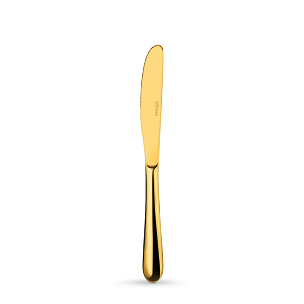 Dinner/Table Knife WL‑999.103.001/H (OLD: 999148), Color: Gold, Polish: Mirror, Centimetres: 22