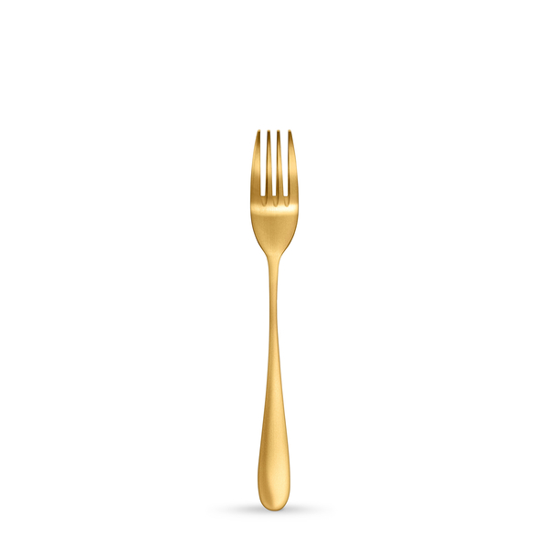 Salad/Dessert Fork WL‑999.103.522/H, Color: Gold, Polish: Matt, Centimetres: 19