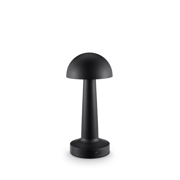 Rechargeable Table Lamp WE‑105.010.193/A, Color: Black, Centimetres: 22 x 9