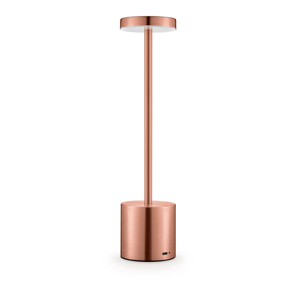 Rechargeable Table Lamp WE‑105.210.123/A, Color: Copper, Centimetres: 34 x 8