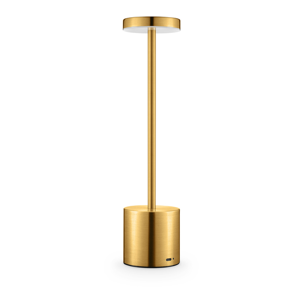 Rechargeable Table Lamp WE‑105.210.130/A, Color: Gold, Centimetres: 34 x 8