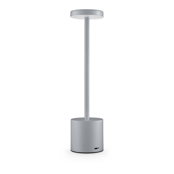 Rechargeable Table Lamp WE‑105.210.194/A, Color: Grey, Centimetres: 34 x 8