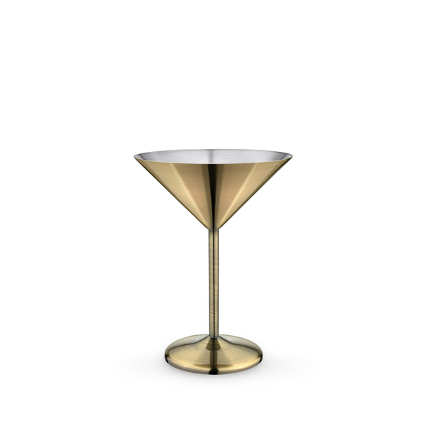 Martini Cocktail Glass WL‑522.820.154/1A, Color: Antique Brass, Mililiters: 220