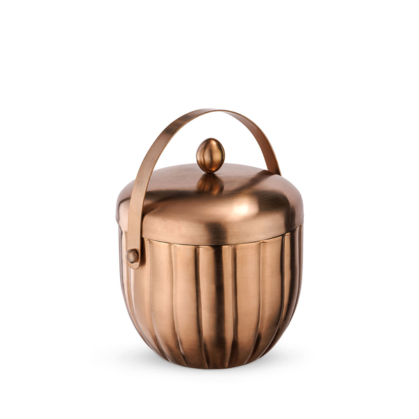 Double Wall Ice Bucket with Lid WL‑527.250.425/A, Color: Bronze Matt, Centimetres: 16 x 16, Mililiters: 1500