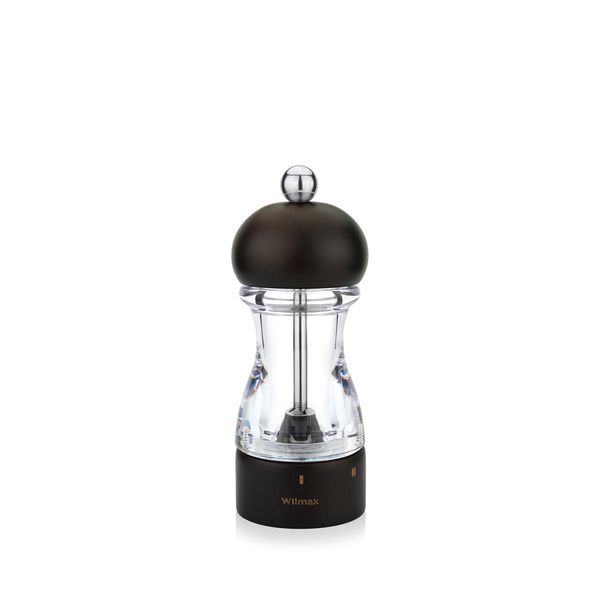 Adjustable Pepper/Salt Grinder with Ceramic Core WL‑296.255.339/1A, Color: Beech Dark, Centimetres: 5.5 x 13.5