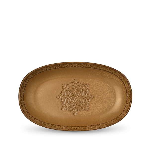Deep Superellipse Dish WL‑828.043.636/A, Color: Brown, Centimetres: 34.5 x 21