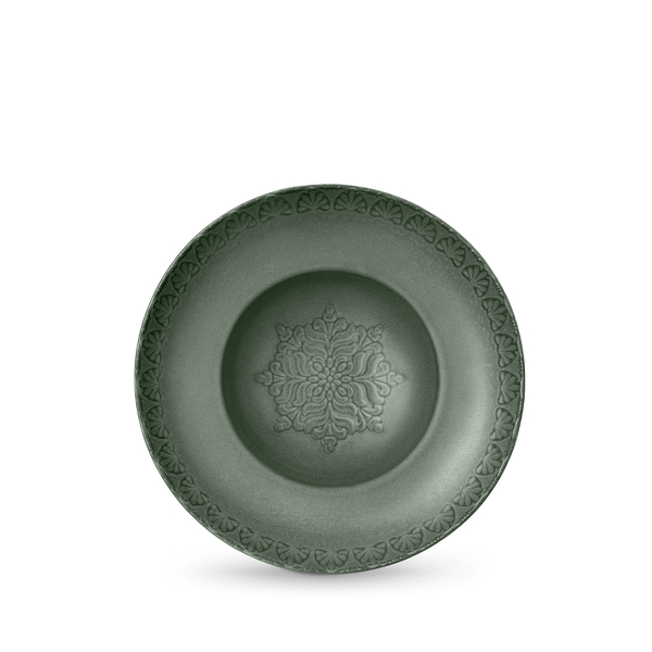 Deep Rim Round Plate WL‑828.067.231/A, Color: Green, Centimetres: 25, Mililiters: 400