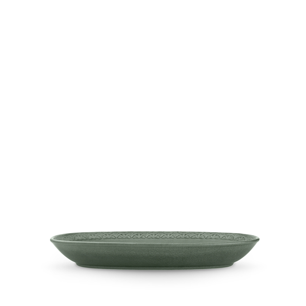 Deep Superellipse Dish WL‑828.067.635/A, Color: Green, Centimetres: 29 x 18, 2 image