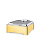 Glass Lid Square Chafing Dish WL‑591.020.130/H, Color: Gold, Centimetres: 43.5 x 39.5 x 20.5