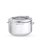 Glass Lid Round Chafer with Induction Bottom WL‑591.530.110/H, Color: Silver, Centimetres: 46 x 41.5 x 26, Mililiters: 9000