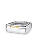 Glass Lid Square Chafer with Induction Bottom WL‑591.550.130/H, Color: Gold, Centimetres: 46 x 41 x 16.5