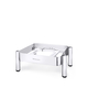 Chafer Stand Square WL‑591.650.110/H (OLD: 559938), Color: Silver, Centimetres: 49 x 38 x 20