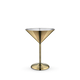 Martini Cocktail Glass WL‑522.820.154/1A, Color: Antique Brass, Mililiters: 220