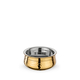 Double Wall Handi Bowl WL‑546.040.230/A, Color: Gold, Centimetres: 13, Mililiters: 400